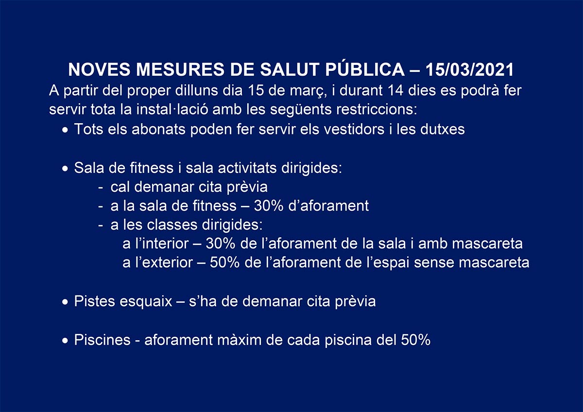 210315 noves mesures